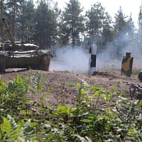 Курсанты Военной академии прошли обкатку танком