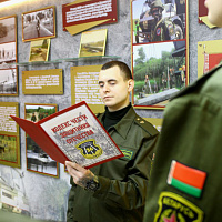 Военнослужащие 36 дмостбр приняли Кодекс чести защитника Отечества