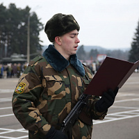 Присягнули на верность Отечеству 