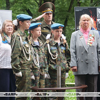 В Витебске состоялась церемония передачи капсулы с посланием ветеранов Великой Отечественной войны будущим поколениям