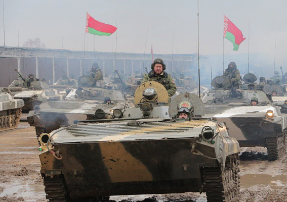 Марш в назначенный район 