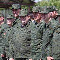 Завершающий этап командно-штабного учебного сбора с территориальными войсками