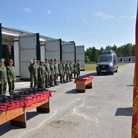 Ритуал вручения  оружия и закрепления техники