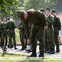 На базе Военной академии проходит смена военно-патриотического лагеря «Готовы Родине служить» 