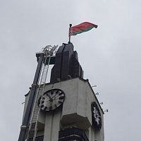 В Витебске состоялось торжественное поднятие Государственного флага Республики Беларусь