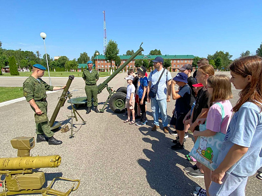 Интерактивная программа для воспитанников оздоровительных лагерей прошла на базе 103 овдбр 