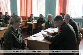 В 72 ОУЦ проходят экзамены по предметам профессионально-должностной подготовки