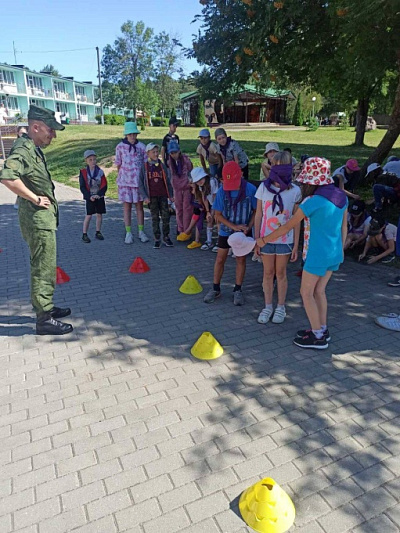 Курсанты приняли участие в организации и проведении военно-спортивной игры «Зарница»