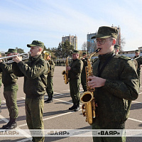 В 6 омбр состоялось чествование военнослужащих, выслуживших установленные сроки срочной военной службы