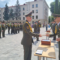 На военном факультете в БГУ состоялся очередной выпуск офицеров