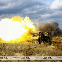 На полигоне Осиповичский прошли занятия по специальной подготовке с одним из подразделений 231 абр