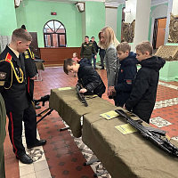 В Минском суворовском военном училище прошел день открытых дверей