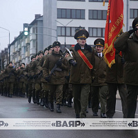 Принятие присяги новым пополнением Северо-Западного оперативного командования