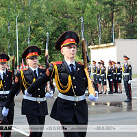 В Гродненском областном кадетском училище прошла торжественная линейка, посвящённая началу учебного года