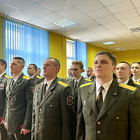 На военном факультете в БГАА состоялся очередной выпуск специалистов
