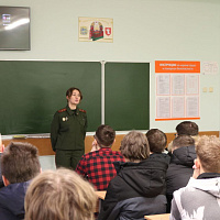 Военнослужащие 65 автбр провели профориентационную работу