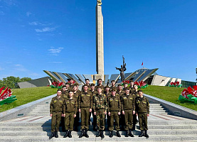 Военнослужащие 120 омбр посетили Белорусский государственный музей истории Великой Отечественной войны