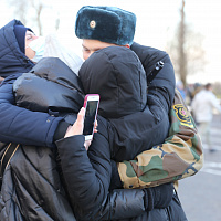 Слова священной клятвы произнесли защитники воздушных рубежей
