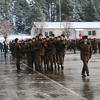 В 11 омбр более 200 новобранцев произнесли слова клятвы на верность Родине