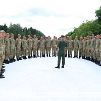 Военнослужащие Республики Узбекистан посетили мемориальный комплекс «Тростенец»