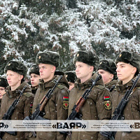 Церемония принятия присяги в Брестской крепости