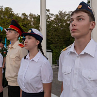 Торжественная церемония открытия военно-патриотической смены «Историческая память поколений»