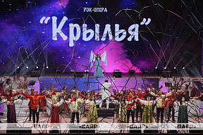 Артисты в погонах выступили в Минске с концертной программой «От классики до рока: Ностальгия!»