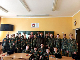 Торжественная церемония принятия Военной присяги в Витебском кадетском училище