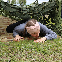 На базе 65-й автомобильной бригады прошёл городской этап военно-патриотической игры «Зарничка»