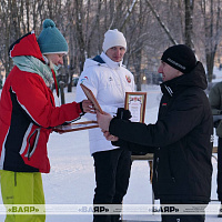 В Минске прошли соревнования по лыжным гонкам среди воинских частей центрального подчинения