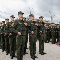 Курсанты военно-транспортного факультета в БелГУТ приняли Военную присягу