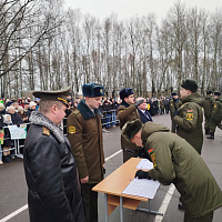 ФОТОФАКТ: принятие присяги новым пополнением 2-й и 188-й гвардейской инженерной бригад