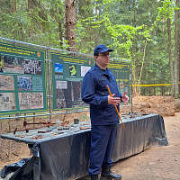 Курсанты военного факультета в БГАА посетили урочище Уручье