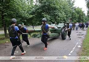 В Военной академии Беларуси проходит финал республиканской военно‑прикладной игры «Прорыв»