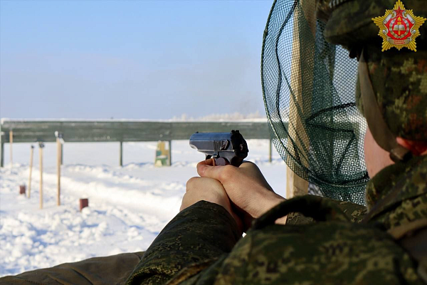 В Военной академии прошли занятия по огневой подготовке с офицерами управления