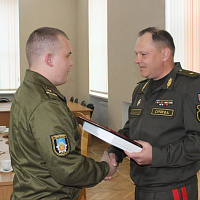 В ЗОК состоялось торжественное мероприятие, посвящённое чествованию военнослужащих