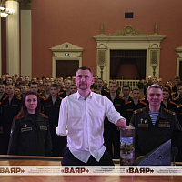 Воспитанники МСВУ встретились с Алексеем Талаем