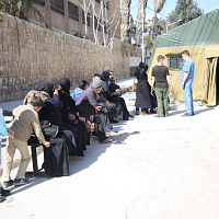 Белорусские военные медики продолжают оказывать помощь населению сирийского города Алеппо
