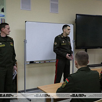 Передача новой современной техники в Военной академии Республики Беларусь