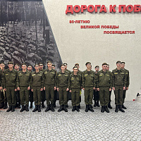 Военнослужащие 120 омбр посетили экспозицию «Дорога к Победе»