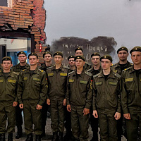 Военнослужащие 49 ртбр посетили Белорусский государственный музей истории Великой Отечественной войны