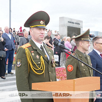 На площади Государственного флага  прошёл выпуск лейтенантов военно-медицинского института в БГМУ