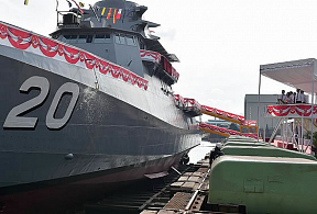 На верфи ST Marin состоялся спуск на воду шестого патрульного корабля LMV для ВМС Сингапура