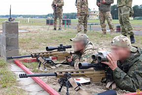На Брестском полигоне начался второй этап конкурса АРМИ-2021 «Снайперский рубеж»