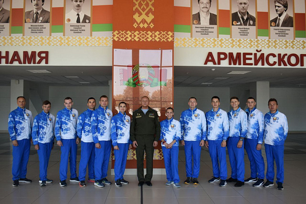 Сборная Вооружённых Сил Республики Беларусь по офицерскому троеборью убывает в Россию