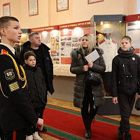 В Минском суворовском военном училище прошел День открытых дверей 