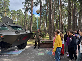 Военнослужащие 38 одшбр продолжают проводить мероприятия патриотической направленности