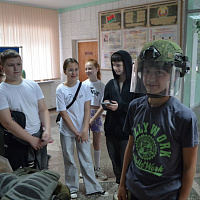 Учащиеся средней школы № 27 имени В.В. Юртова г. Гродно посетили 557-ю инженерную бригаду