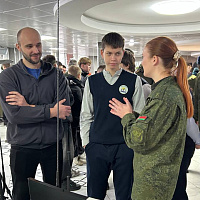 Представители военного факультета в БГУИР провели день открытых дверей в Слуцке