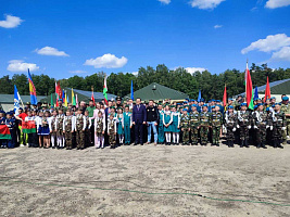 На полигоне Брестский состоялось торжественное открытие финальных этапов патриотических игр «Зарничка», «Зарница» и «Орлёнок»